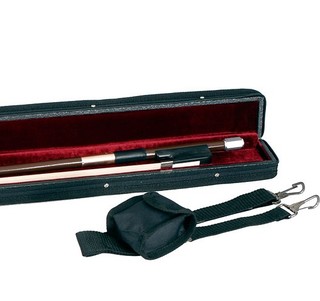 Bow cases and case accessories for violin