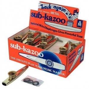 Whistles and kazoos