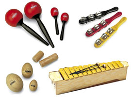 Orff and school instruments