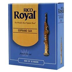 Soprano saxophone Reed nro 3 Rico Royal 10 pcs