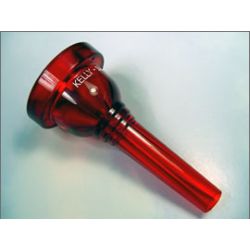 Baritonin suukappale Kelly 51D punainen läpinäkyvä, Euro/Medium-shankki