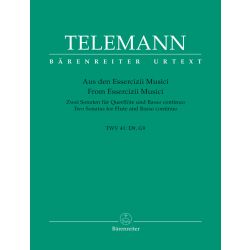 TELEMANN:TWO SONATAS FOR FLUTE AND BASSO CONTINUO (D- & G MAJOR)