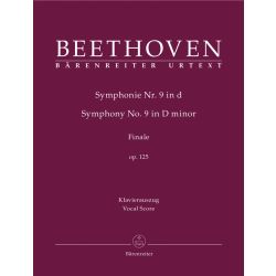 BEETHOVEN: SINFONIA NR.9 d-MOLLI  FINALE VOCAL SCORE