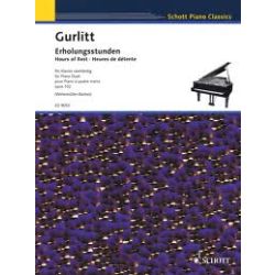 GURLITT: HOURS OF REST FOR PIANO DUETS  OP.102   P