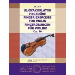 BLOCH: FINGERUBUNGEN OP 16   Violin