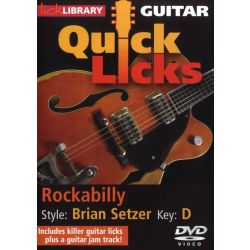 DVD QUICK LICKS - BRIAN SETZER