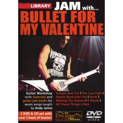 DVD JAM WITH BULLET VALENTINE GUITAR 2DVD