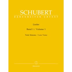 SCHUBERT: LIEDER LOW/TIEFE BAND 1
