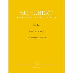 SCHUBERT: LIEDER LOW/TIEFE BAND 2