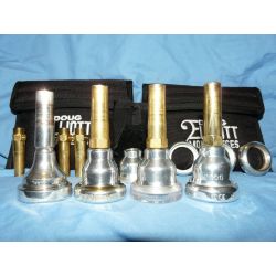 Trombone mouthpiece rim part LT-100 silverplated