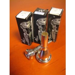 Tuba mouthpiece Wedge 7B, silver plated