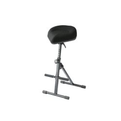 Pneumatic stool KM black fabric