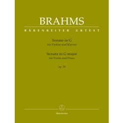 BRAHMS SONATE IN G OP.78 FOR VIOLIN & PIANO