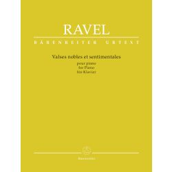 RAVEL VALSES NOBLES & SENTIMENTALES PIANO