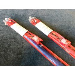 Cleaning set for trombone slide, small and medium bore (red)