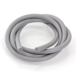 Silicone Cord 15 cm grey 5.33mm