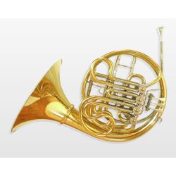 Double Horn F/Bb  Hand Hammered Screwbell with lacquer