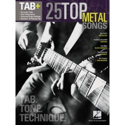 25 TOP METAL SONGS  TAB+