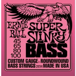 Bassokitaran kielisarja 045-100 Ernie Ball Super Slinky