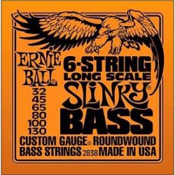 6-kielisen bassokitaran kielisarja 032-130 Ernie Ball Slinky
