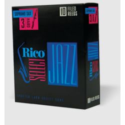 Sopraanosaksofonin lehti nro 3H FILED Rico Jazz Select 10 kpl