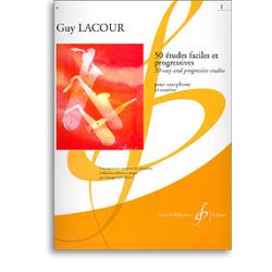 Lacour, G: 50 Études Faciles & Progressives 1 pour saxophone