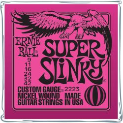 Sähkökitaran kielisarja 009-042 Ernie Ball Super Slinky