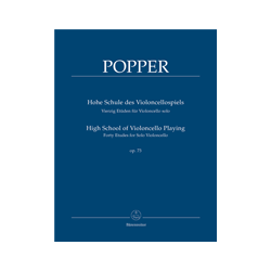 Popper: 40 Studies for Violoncello op.73