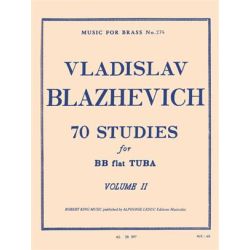 BLAZHEVICH 70 STUDIES VOL.2 FOR TUBA