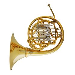 Descant Horn Bb/High F brass