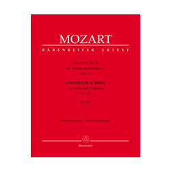 Mozart W.A.: Violinkonzert A-dur nr.5 KV 219