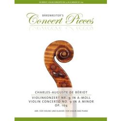 Bériot, C: Violin concerto No. 9 in A minor