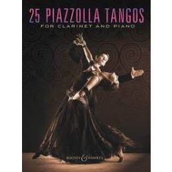 PIAZZOLLA 25 TANGOS FOR CLARINET & PIANO