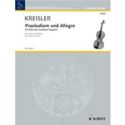 Kreisler, F.: Praeludium and Allegro for Violin and piano