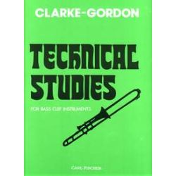 CLARKE - GORDON: TECHNICAL STUDIES FOR BASS CLEF INSTRUMENTS