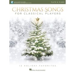 CHRISTMAS SONGS FOR CLASSICAL PLAYERS FLUTE AND PIANO BK + ONLINE AUDIO