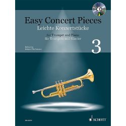 EASY CONCERT PIECES 3 TRUMPET BK+CD