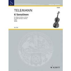 Telemann: Sechs Sonatinen für Violine und Klavier