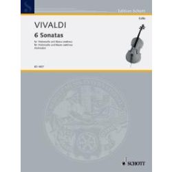 Vivaldi, A: 6 Sonatas for Violoncello and Basso continuo