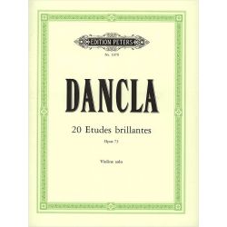 Dancla, C: Etudes Brillantes op.73, violin