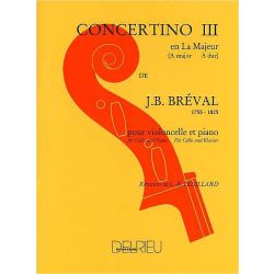 Breval, J.B: Concertino 3 for violoncello