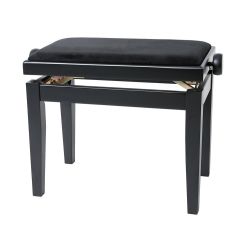 Gewa Deluxe GW-130000 Piano Bench Black Matt