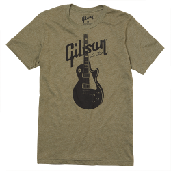 Gibson T-Shirt Les Paul Tee Olive Small