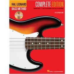 HAL LEONARD BASS METHOD COMPLETE EDITION (CONTAINS BOOKS 1,2,3) ONLINE AUDIO