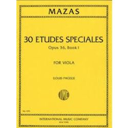Mazas: 30 Etudes, op.36 for Viola, heft 1
