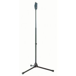 One hand microphone stand - black
