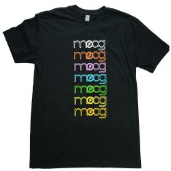 T-shirt Moog Rainbow Spectrum (M)