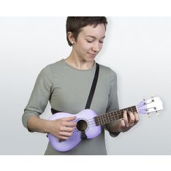 Ukulele / akustisen kitara hihna ääniaukko kiinitys