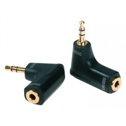 Proel DHPA122A adapter, 3,5mm stereo plug - 3,5mm stereo jack