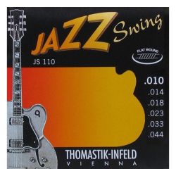 Sähkökitaran kielisarja 010-044 Thomastik Jazz Swing Flat Wound